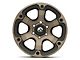Fuel Wheels Beast Matte Black Double Dark Tint 6-Lug Wheel; 18x9; 19mm Offset (07-14 Yukon)