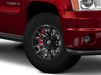 Fuel Wheels Blitz Gloss Black Milled 6-Lug Wheel; 17x9; -12mm Offset (07-14 Yukon)