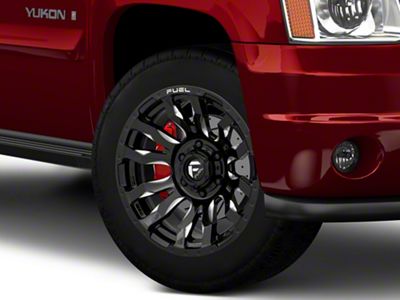 Fuel Wheels Blitz Gloss Black Milled 6-Lug Wheel; 20x10; -18mm Offset (07-14 Yukon)