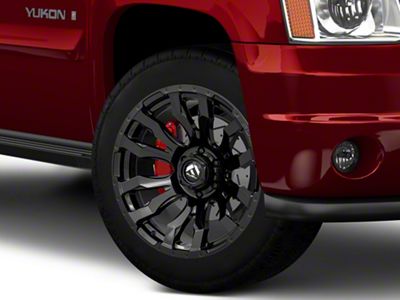 Fuel Wheels Blitz Gloss Black 6-Lug Wheel; 20x9; 20mm Offset (07-14 Yukon)