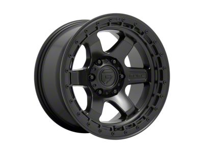 Fuel Wheels Block Matte Black 6-Lug Wheel; 18x9; 20mm Offset (07-14 Yukon)