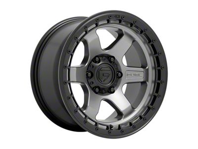 Fuel Wheels Block Matte Gunmetal 6-Lug Wheel; 18x9; 20mm Offset (07-14 Yukon)