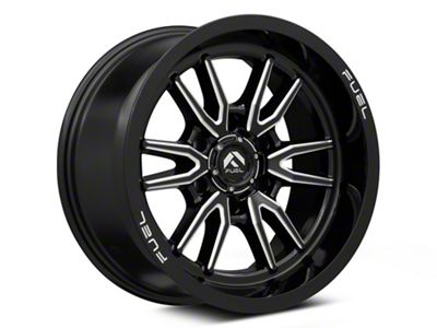 Fuel Wheels Clash Gloss Black Milled 6-Lug Wheel; 22x12; -44mm Offset (07-14 Yukon)