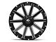 Fuel Wheels Contra Matte Black Milled 6-Lug Wheel; 22x10; -19mm Offset (07-14 Yukon)