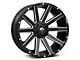 Fuel Wheels Contra Matte Black Milled 6-Lug Wheel; 22x10; -19mm Offset (07-14 Yukon)