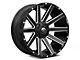Fuel Wheels Contra Matte Black Milled 6-Lug Wheel; 22x12; -44mm Offset (07-14 Yukon)