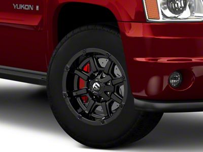 Fuel Wheels Coupler Gloss Black 6-Lug Wheel; 18x9; 1mm Offset (07-14 Yukon)