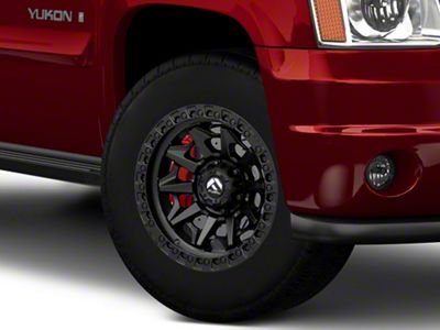 Fuel Wheels Covert Matte Black 6-Lug Wheel; 18x9; -12mm Offset (07-14 Yukon)