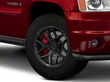 Fuel Wheels Flux Blackout 6-Lug Wheel; 18x9; 30mm Offset (07-14 Yukon)