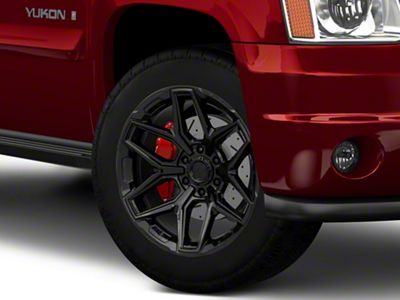Fuel Wheels Fusion Forged Flux Gloss Black 6-Lug Wheel; 20x9; 20mm Offset (07-14 Yukon)
