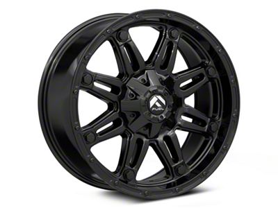 Fuel Wheels Hostage Gloss Black 6-Lug Wheel; 18x9; 1mm Offset (07-14 Yukon)