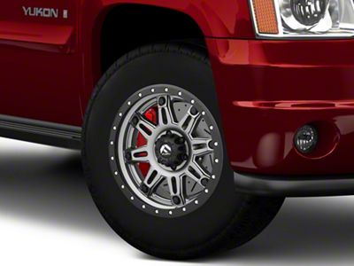 Fuel Wheels Hostage III Anthracite with Black Ring 6-Lug Wheel; 17x9; 1mm Offset (07-14 Yukon)