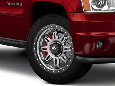 Fuel Wheels Hostage III Anthracite with Black Ring 6-Lug Wheel; 20x9; 1mm Offset (07-14 Yukon)
