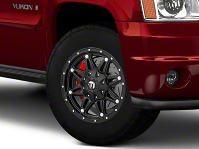 Fuel Wheels Hostage Matte Black 6-Lug Wheel; 18x9; 1mm Offset (07-14 Yukon)