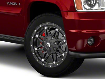 Fuel Wheels Hostage Matte Black 6-Lug Wheel; 20x10; -24mm Offset (07-14 Yukon)