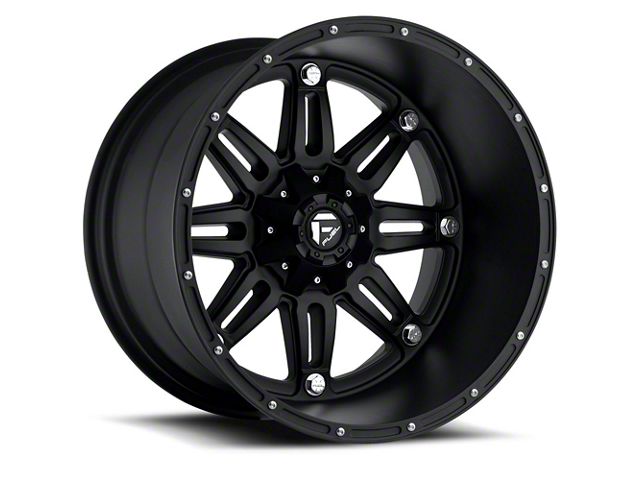 Fuel Wheels Hostage Matte Black 6-Lug Wheel; 22x12; -44mm Offset (07-14 Yukon)