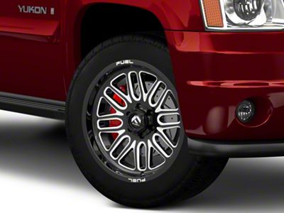 Fuel Wheels Ignite Gloss Black Milled 6-Lug Wheel; 20x9; 1mm Offset (07-14 Yukon)