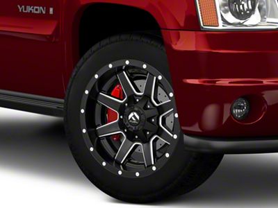 Fuel Wheels Maverick Matte Black Milled 6-Lug Wheel; 20x9; 19mm Offset (07-14 Yukon)