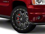 Fuel Wheels Maverick Matte Black Milled 6-Lug Wheel; 22x10; -24mm Offset (07-14 Yukon)