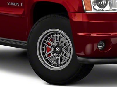 Fuel Wheels Nitro Matte Gunmetal 6-Lug Wheel; 17x9; 1mm Offset (07-14 Yukon)