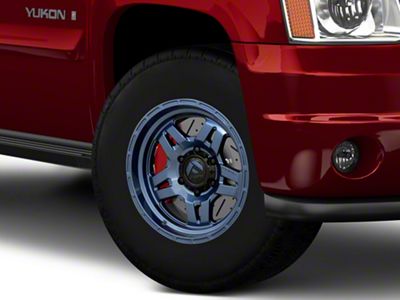 Fuel Wheels Oxide Dark Blue 6-Lug Wheel; 17x8.5; 1mm Offset (07-14 Yukon)