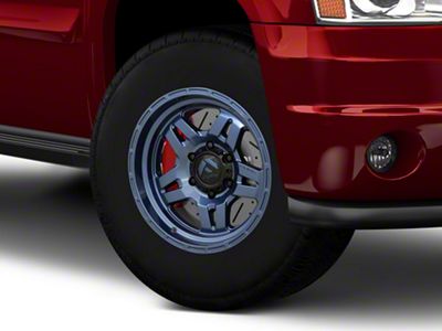 Fuel Wheels Oxide Dark Blue 6-Lug Wheel; 17x9; -38mm Offset (07-14 Yukon)