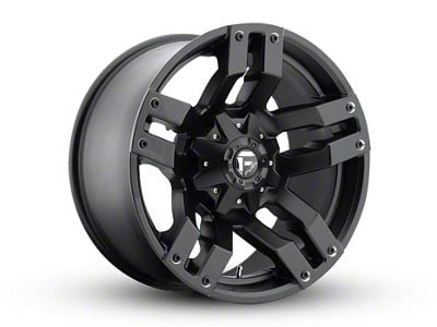 Fuel Wheels Pump Matte Black 6-Lug Wheel; 20x10; -24mm Offset (07-14 Yukon)