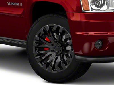 Fuel Wheels Quake Blackout 6-Lug Wheel; 20x9; 1mm Offset (07-14 Yukon)