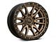 Fuel Wheels Rebel Matte Bronze with Black Bead Ring 6-Lug Wheel; 17x9; 1mm Offset (07-14 Yukon)