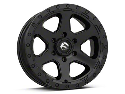 Fuel Wheels Ripper Matte Black 6-Lug Wheel; 17x9; 20mm Offset (07-14 Yukon)