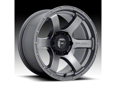 Fuel Wheels Rush Matte Gunmetal 6-Lug Wheel; 18x9; -12mm Offset (07-14 Yukon)