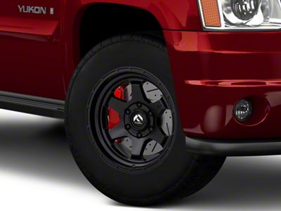 Fuel Wheels Shok Matte Black 6-Lug Wheel; 18x9; 1mm Offset (07-14 Yukon)