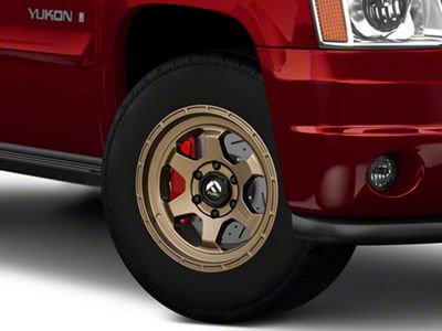 Fuel Wheels Shok Matte Bronze 6-Lug Wheel; 18x9; 1mm Offset (07-14 Yukon)