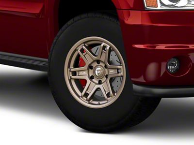 Fuel Wheels Slayer Matte Bronze 6-Lug Wheel; 17x9; -38mm Offset (07-14 Yukon)