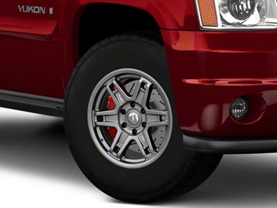 Fuel Wheels Slayer Matte Gunmetal 6-Lug Wheel; 17x8.5; 1mm Offset (07-14 Yukon)