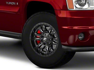 Fuel Wheels Sledge Gloss Black Milled 6-Lug Wheel; 17x9; -12mm Offset (07-14 Yukon)