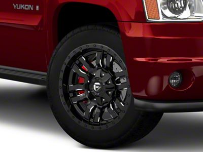 Fuel Wheels Sledge Gloss Black Milled 6-Lug Wheel; 20x10; -19mm Offset (07-14 Yukon)