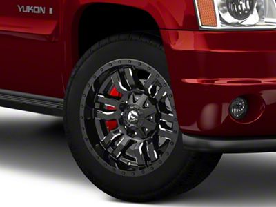 Fuel Wheels Sledge Gloss Black Milled 6-Lug Wheel; 20x9; 20mm Offset (07-14 Yukon)