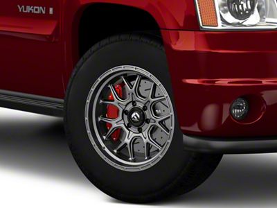 Fuel Wheels Tech Matte Anthracite 6-Lug Wheel; 18x9; 20mm Offset (07-14 Yukon)