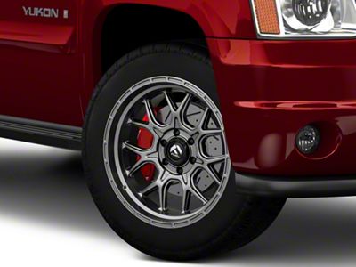 Fuel Wheels Tech Matte Anthracite 6-Lug Wheel; 20x10; -18mm Offset (07-14 Yukon)