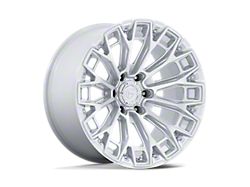 Fuel Wheels Trax Gloss Silver with Machined Face 6-Lug Wheel; 17x9; -12mm Offset (07-14 Yukon)