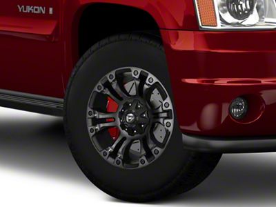 Fuel Wheels Vapor Matte Black Double Dark Tint 6-Lug Wheel; 17x9; -12mm Offset (07-14 Yukon)