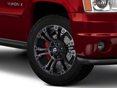 Fuel Wheels Vapor Matte Black Double Dark Tint 6-Lug Wheel; 20x9; 20mm Offset (07-14 Yukon)