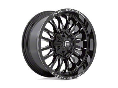 Fuel Wheels Arc Gloss Black Milled 8-Lug Wheel; 20x10; -18mm Offset (08-10 F-250 Super Duty)