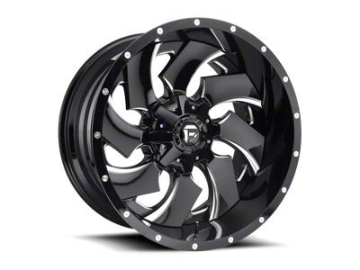 Fuel Wheels Cleaver Gloss Black Milled 8-Lug Wheel; 20x14; -75mm Offset (08-10 F-250 Super Duty)
