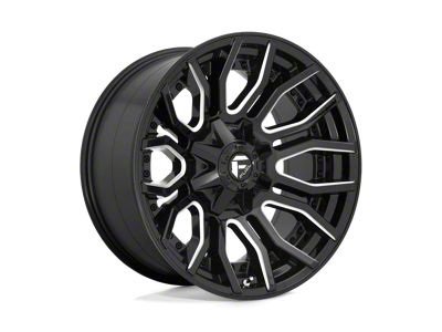 Fuel Wheels Rage Gloss Black Milled 8-Lug Wheel; 20x10; -18mm Offset (08-10 F-250 Super Duty)