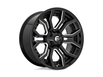 Fuel Wheels Rage Gloss Black Milled 8-Lug Wheel; 22x10; -18mm Offset (08-10 F-250 Super Duty)