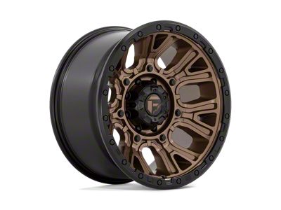 Fuel Wheels Traction Matte Bronze with Black Ring 8-Lug Wheel; 20x10; -18mm Offset (08-10 F-250 Super Duty)