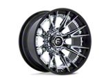 Fuel Wheels Catalyst Chrome with Gloss Black Lip 8-Lug Wheel; 20x9; 1mm Offset (08-10 F-350 Super Duty SRW)