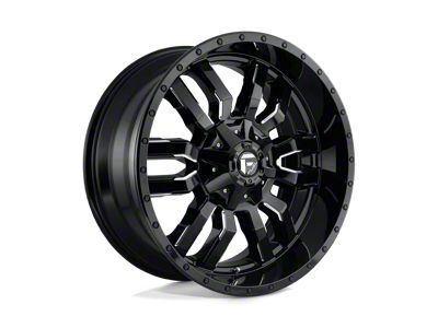 Fuel Wheels Sledge Gloss Black Milled 8-Lug Wheel; 22x10; 10mm Offset (08-10 F-350 Super Duty SRW)